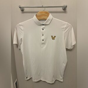 Greyson Polo Shirt Mens XL Vanderbilt University White Performance Golf Stretch